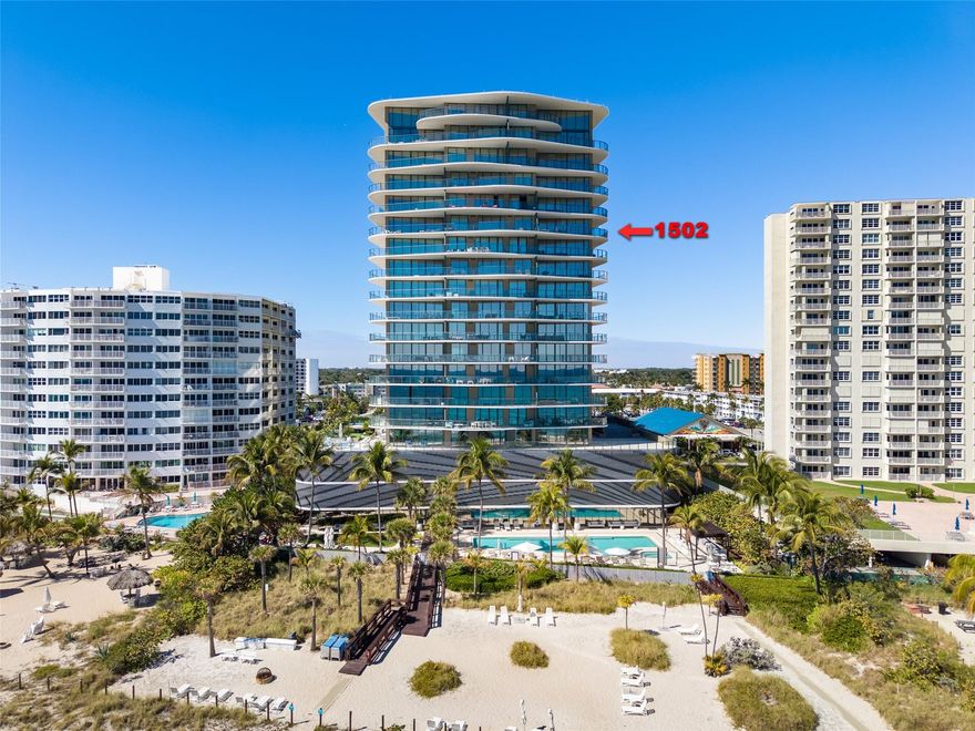 On the Ocean, of the Ocean! Elevate your lifestyle at Sabbia Beach in this Direct oceanfront corner unit. Spacious 3BR, 3.5BA and a bonus room! 600 sq. ft. of spacious wrap around balcony with direct ocean views! Enjoy floor-to-ceiling windows, sweeping views of the ocean, Intracoastal, and city skyline. The open-concept design features Italian contemporary cabinetry, marble countertops, Sonos, Lutron, beautiful upgraded double glass entry double doors, upgraded full size laundry room, motorized shades, and Miele, Toto & Subzero appliances. Sabbia Beach elevates resort-style living with exceptional amenities which include beach cabanas, beach chair service, sparkling pool, hot tub, spa, fitness center, sauna, grilling area, 24/7 valet service, elegant private party room, and pet friendly.