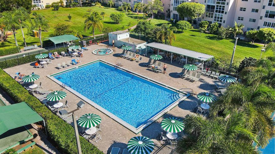 Fully furnished, turnkey 3rd-floor condo located in Building 14 of the highly sought-after 55+ community of Village Royale. This well-maintained unit features laminate and tile flooring, a spacious bedroom with two walk-in closets, and an easy, open layout. Milestone Inspection and SIRS have been completed and passed, with no current or upcoming assessments—offering peace of mind. Ideally situated next to the clubhouse and amenities. Monthly HOA includes cable, internet, and water. Just bring your suitcase and enjoy carefree active adult living.