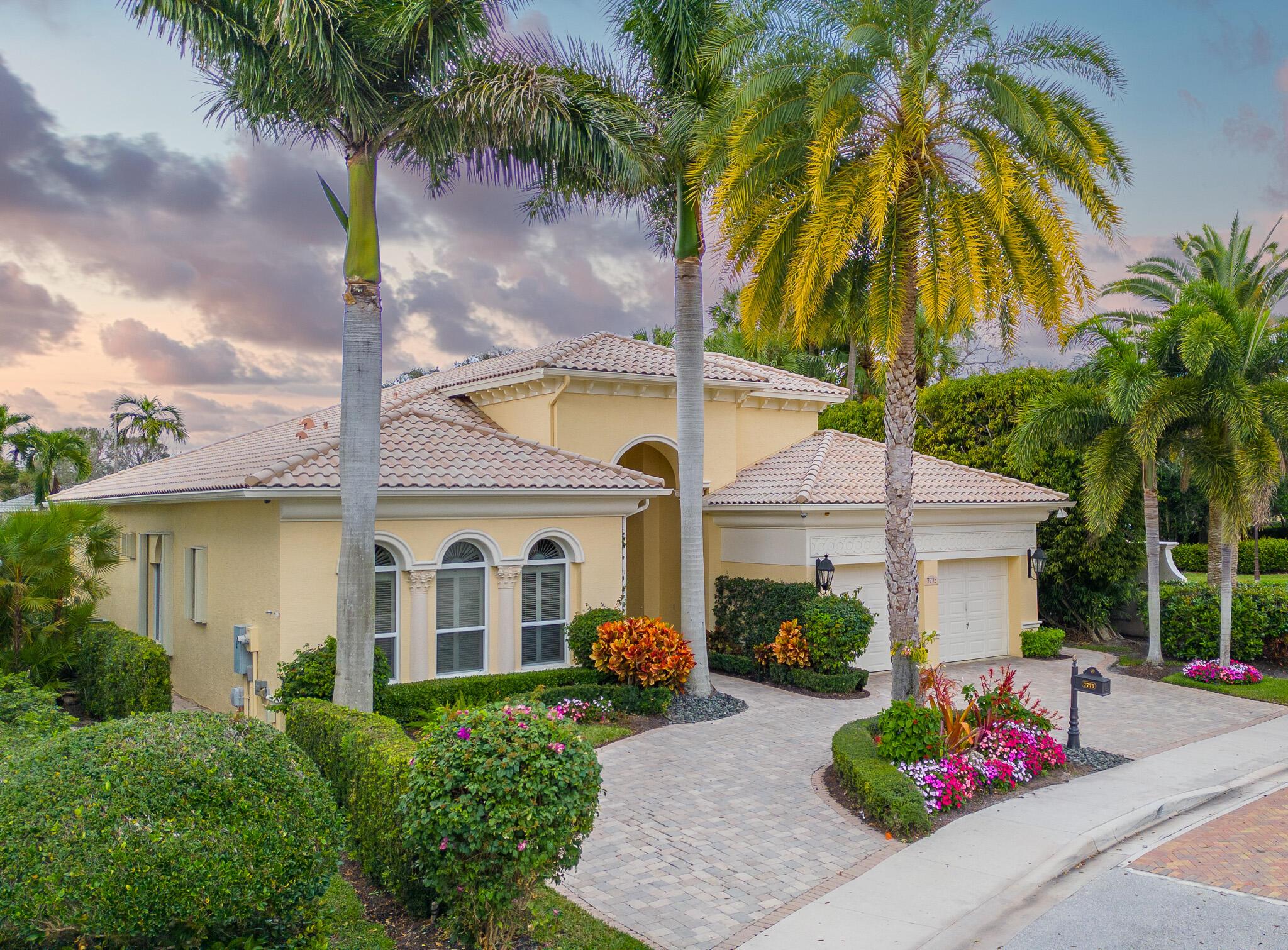 Immaculate one level home with long fairway golf views.