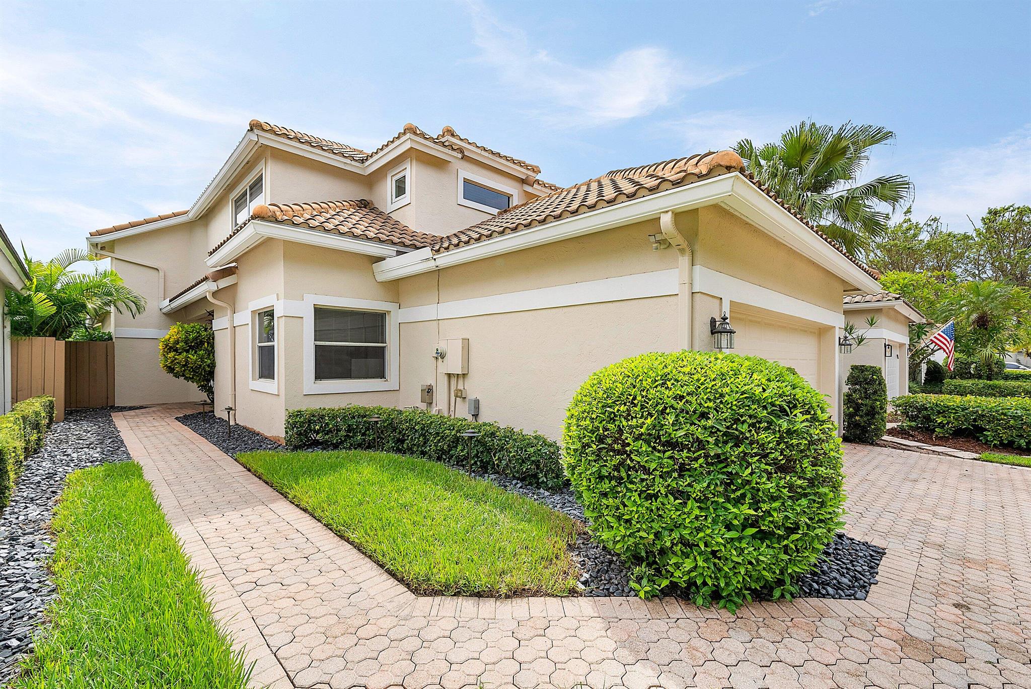 Live the ultimate country club lifestyle in this renovated 3-bed, 2-bath home on a quiet cul-de-sac in Boca Raton's prestigious Broken Sound Country Club. With impact windows, a 2020 roof and 2022 AC, this home blends peace of mind with luxury living. The newly updated European kitchen features sleek cabinetry, quartzite countertops & stainless appliances, opening to bright living and dining spaces with manufactured hardwood floors. The backyard is a golfer's retreat with premium turf, lush landscaping, and a private practice putting green. Broken Sound is one of Boca's only clubs with two golf courses -- including a PGA-caliber championship course -- plus tennis, pickleball, spa, fitness center, resort pool, dining, and a vibrant social calendar. Located in an A-rated school district.