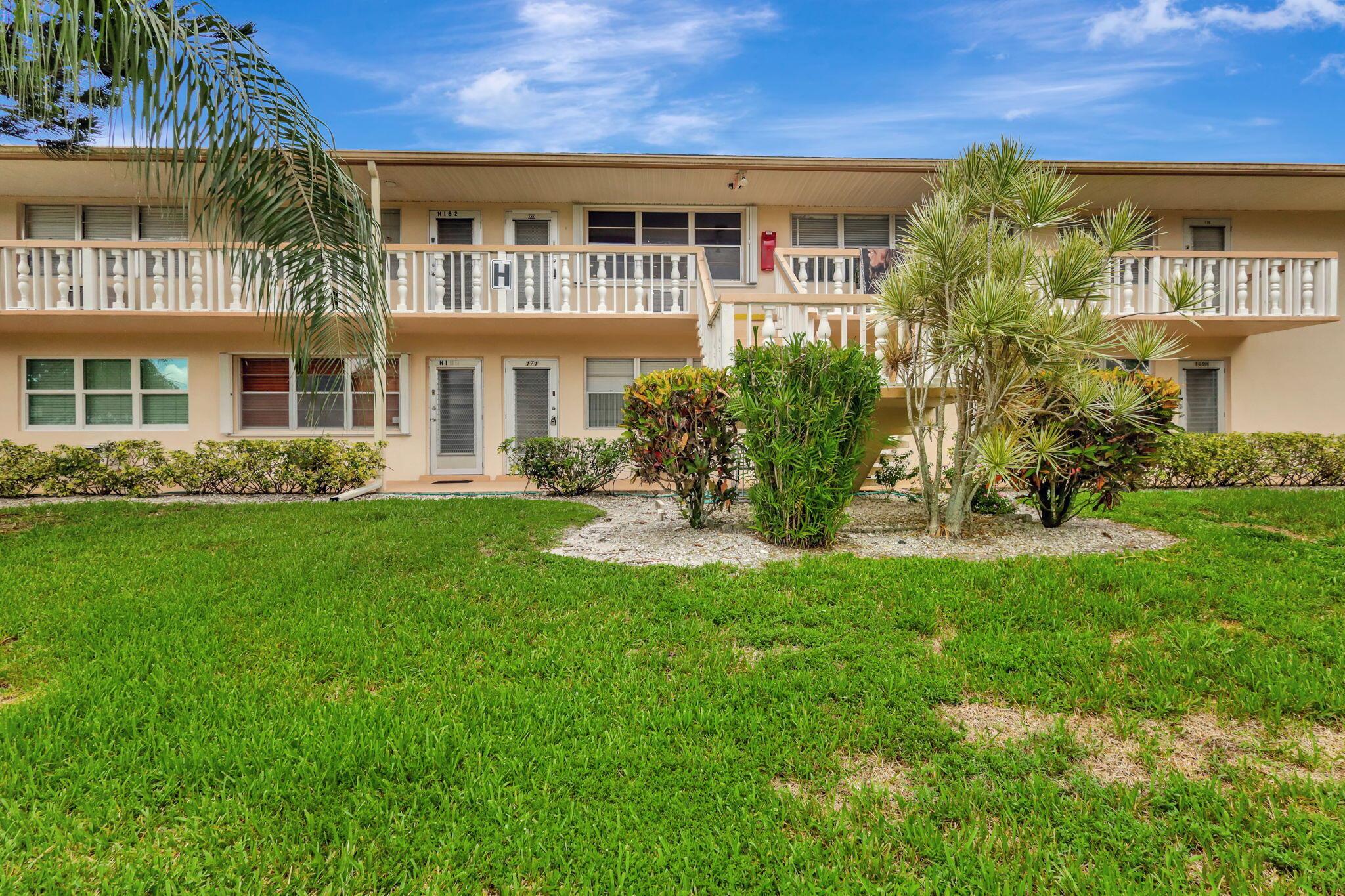 Beautifully updated condo in the heart of West Palm Beach. Renovated kitchen and bathroom. New Laminate Vinyl plank throughout the unit. Balcony with a great view of the garden. Washer inside the unit. 2 years waiting period for rentals.Experience the 55+ community at it's best, living in this 1-bedroom, 1-bathroom condo on the 2nd floor of Century Village; a vibrant and active community boasting a range of amenities, including swimming pools, bocce ball courts, tennis courts, pickleball courts, sailboat rentals, and shuffleboard. This beautiful gated community provides 24/7 security. Convenient bus services connect you to nearby shopping, restaurants, and medical facilities.