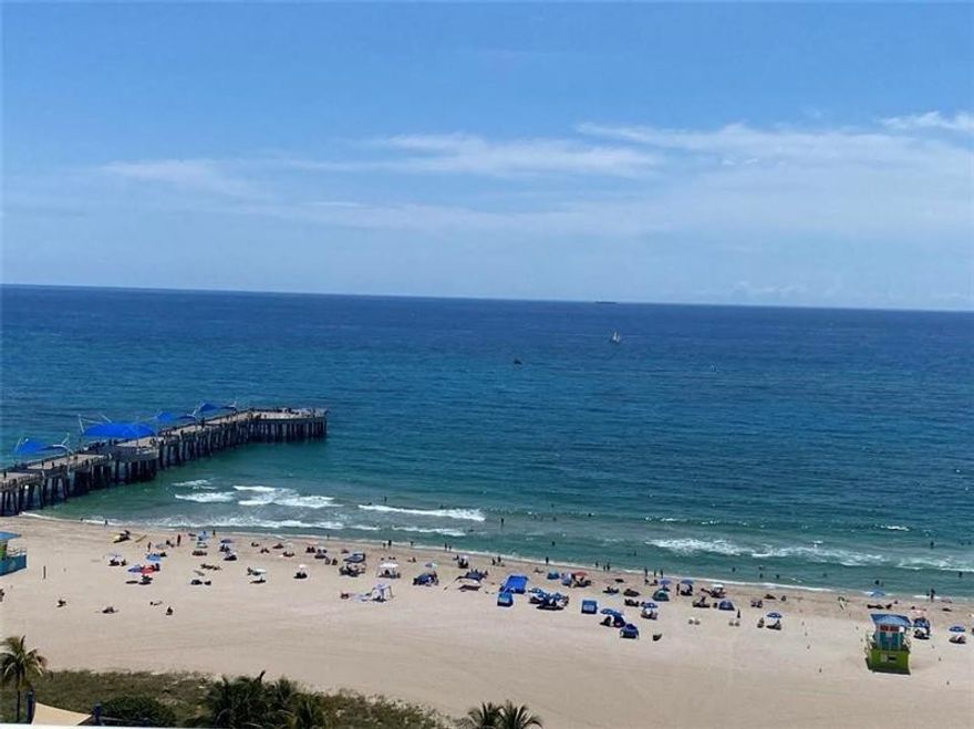 THIS beautiful 2240 SQ ft 3 bedroom 3 full bath unit has both spectacular ocean and intracoastal views throughout.  High impact doors and windows, additional back entrance with catwalk and large balcony off master bedroom and guest bedroom. Marble floors throughout the unit with bedrooms boasting beautiful bamboo wood floors. Formal dining room and living room are in an open space with beautiful views. Washer and dryer in unit. Sea Monarch offers 24/7 security ,gym. pool, community kitchen, business center, library, bbq area, car wash and situated in the most desirable Pompano Beach Pier area with an abundance of restaurants and shop.