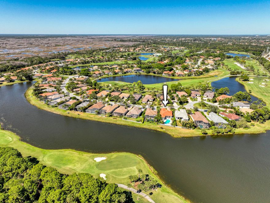 Expansive southern lake and golf views highlight this meticulously maintained 4BR/3.5BA single-story home in Ironhorse, set on a .26-acre lot with nearly 3,000 sq ft under air and seamless indoor-outdoor living.
Major updates include a 2022 roof, 2024 A/C systems, 2026 water heater, newer pool equipment, and newer KitchenAid appliances. High ceilings and tile flooring enhance the open layout, while the split floor plan offers privacy. The spacious primary suite features tranquil water views and a spa-like bath with soaking tub and walk-in shower, and guest bedrooms are generously sized with ample closets. All within Guard Gated Ironhorse Country Club. Enjoy an oversized backyard with paver patio, private pool, screened lanai, lush green space, and wide water views -- perfect for relaxing or entertaining.