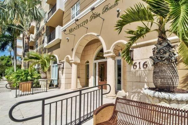 Experience upscale urban living at the highly sought-after Montecito Palm Beach. Building amenities include 24hr front desk, fitness, social room, pool, hot tub, sauna, computer room, and complimentary morning coffee. Parking available for up to 2 residents per unit. Condo fees include internet. Ideally located on the west side of downtown - easy access to freeways and train station. Walk to CityPlace and Kravis Center. Two pets allowed for owners - max weight is 30lbs per pet.