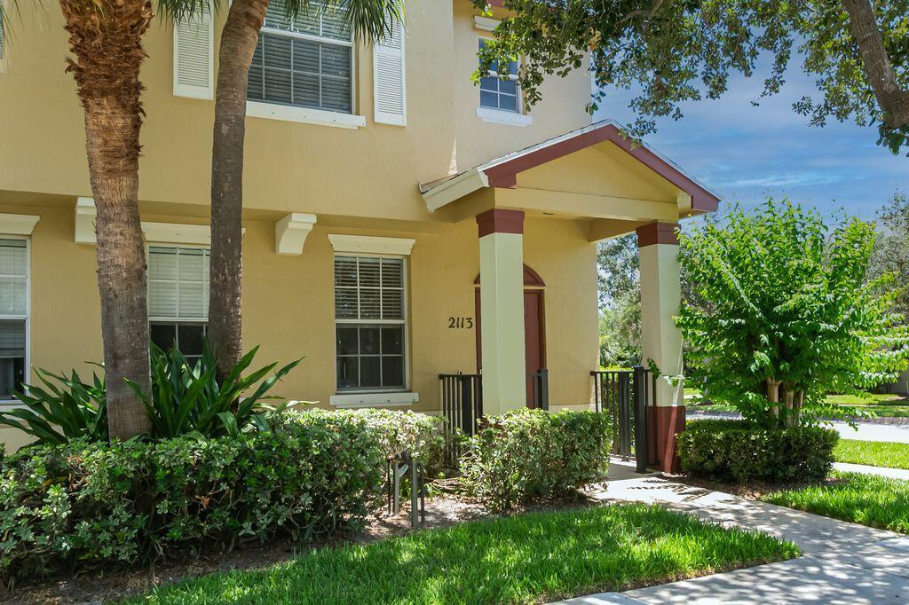 Beautiful unit located across from community pool- end unit. This 3 bedroom 2.5 bath includes tile on 1st floor, laminate flooring on 2nd floor, separate laundry room with washer and dryer, one car garage, stainless appliances. HOA amenities include pool, buried utilities with fiber optic cable and internet, parks and lakes with trails that lead to the new & improved city center. This town home is centrally located EAST of US1 near many stores and a short distance to the beach!