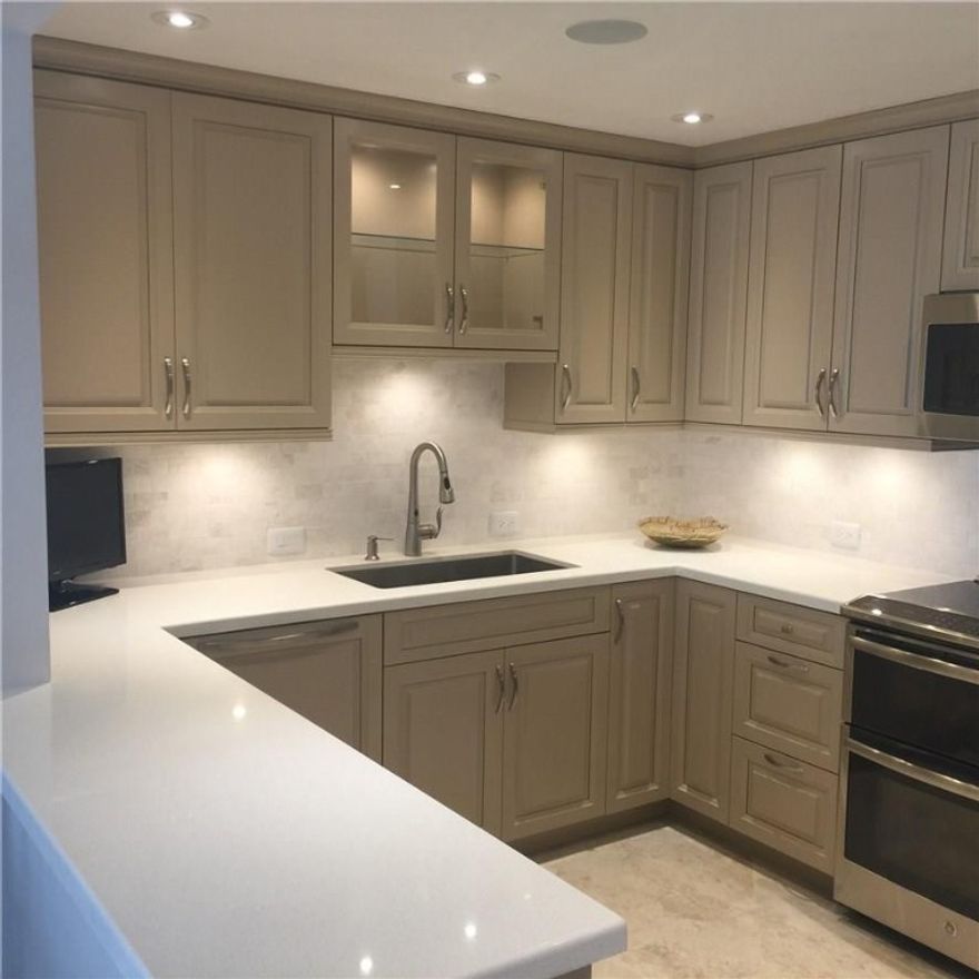 Completely restored and all new with only the finest craftmanship. Custom built kitchen with marble subway tile backsplash, Caesarstone countertops, matching appliances to the cabinets for that custom look, LED recessed undermount lighting, washer/dryer.  All new Italian Porcelain tile floors throughout, new impact door and windows with high end hardware.  Sumptuous master bath with seamless glass shower and double vanity. Second half bath with custom vessel sink and designer wallpaper.