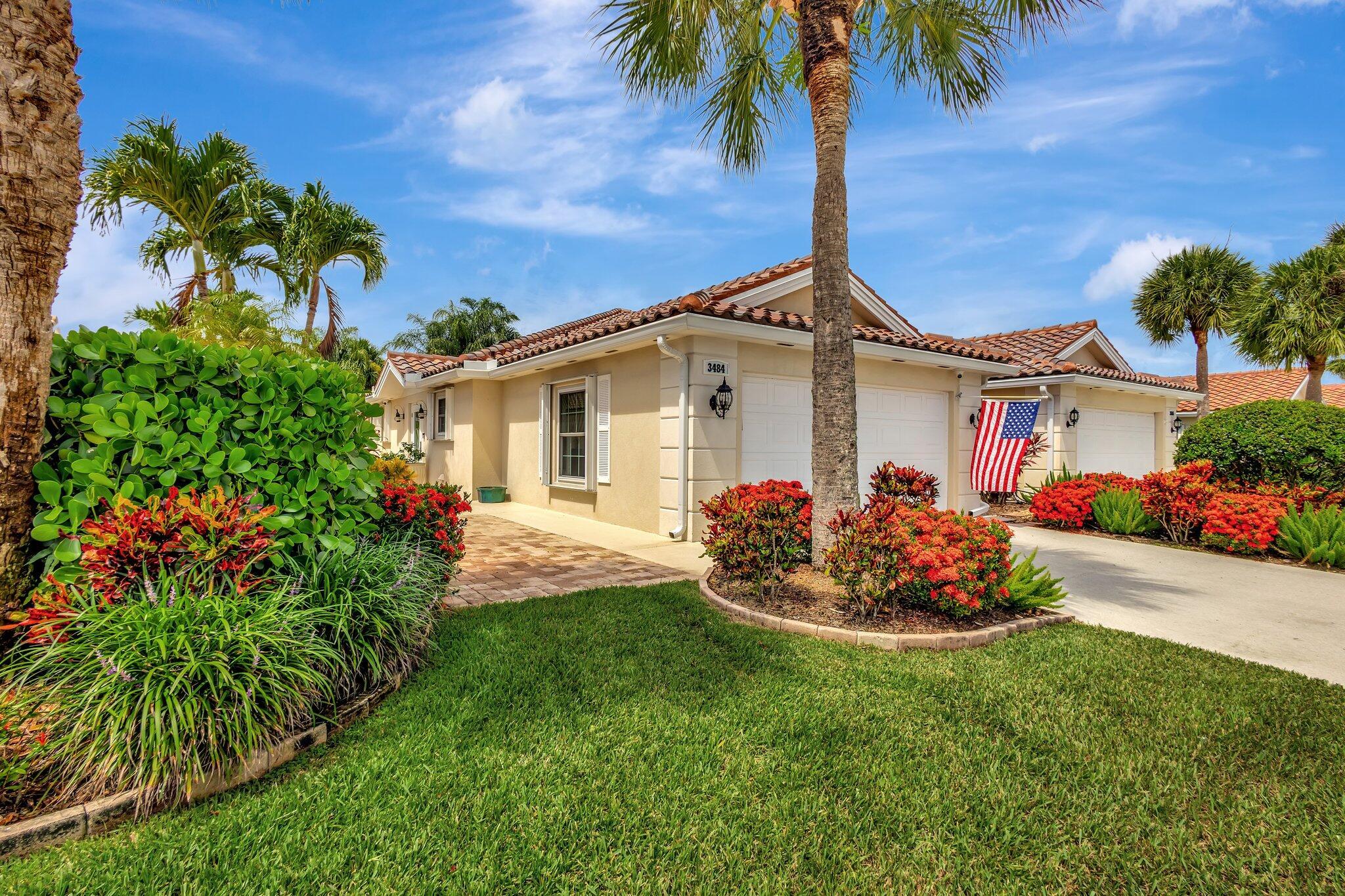 Welcome! The extended DIVOSTA built villa features: NEW ROOF & super gutters (6/2025), HURRICANE IMPACT WINDOWS including garage & premium front door, GRANITE counters throughout, RESURFACED heated POOL (2023), Saltwater conversion and new filtration system. Whole house WATER FILTRATION System, New WATER HEATER & DISHWASHER (2024), new CENTRAL VAC system (2023), advanced ALARM, extensive CROWN MOLDING, PLANTATION shutters, Epoxy sealed GARAGE floor. Each bedroom is a private suite with walk-in closets. BEAUTIFUL preserve view. Low HOA fee: basic cable, all lawn care, annual driveway/walkway pressure washing, two Pools, Tennis, Pickle Ball, Bocce. The PRIVATE Golf Club offers OPTIONAL golf & social memberships. The homes in Lost Lake are on the Atlantic Ridge Preserve, which is some of