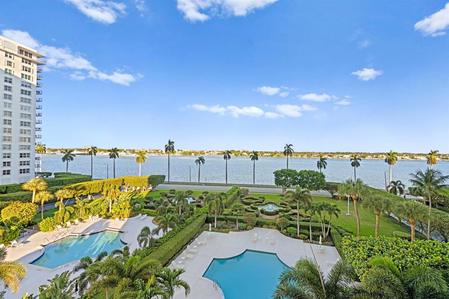 Experience waterfront living in this updated 1 bed, 1.5 bath corner unit at Rapallo South. Newly renovated kitchen and bathrooms, abundant natural light, and an east-facing balcony with Intracoastal views. Rapallo South offers a 24-hour doorman, heated pool, gym, and on-site management. Conveniently located near downtown and Palm Beach. Available annually $4,250/mo. or seasonally $7,500/mo.