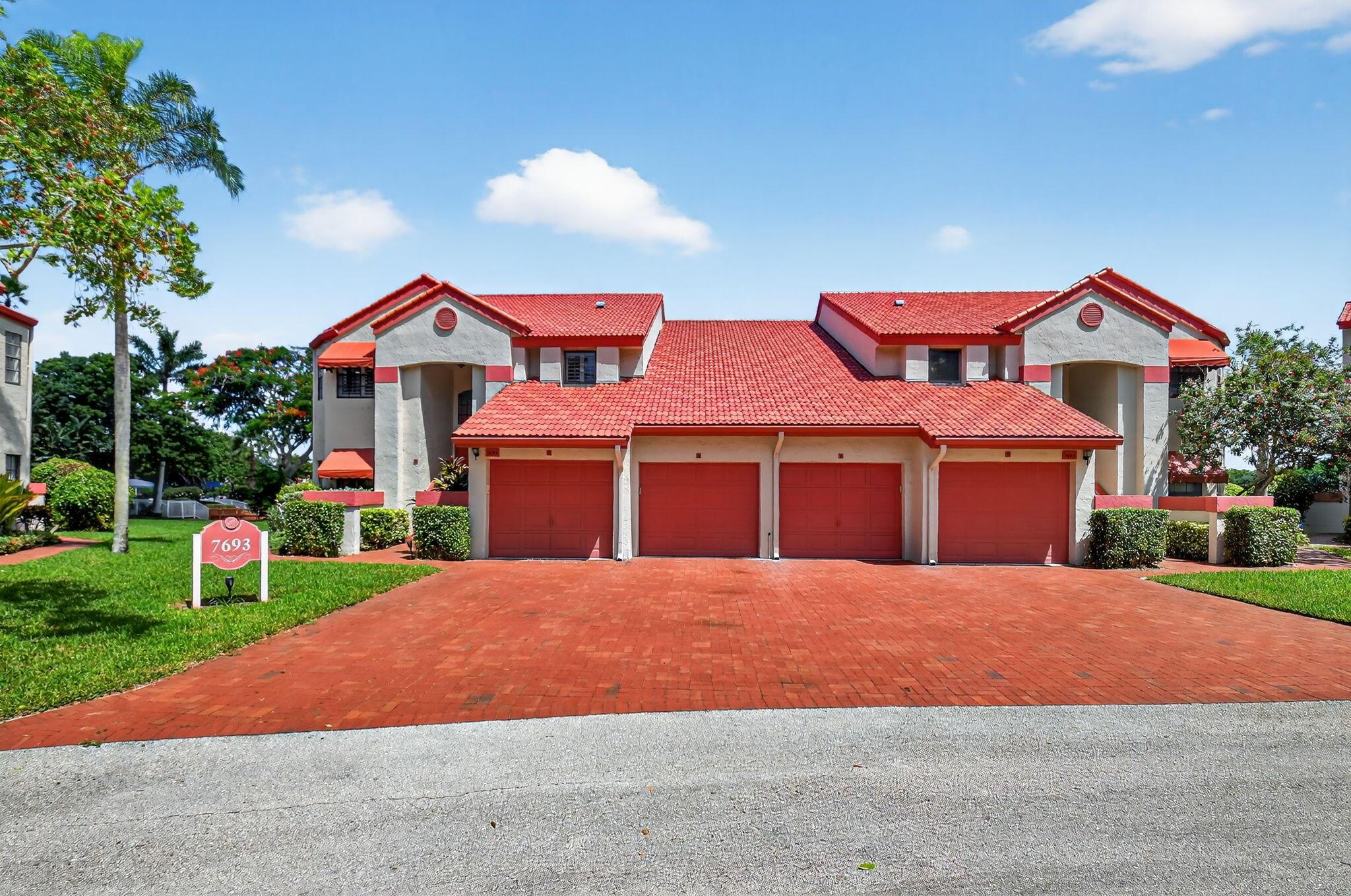 Best location in Lexington Club! The property is within walking distance to clubhouse and pool. This lovely 3 bedroom/2 bath condo features gorgeous lake views from the huge screened balcony and primary bedroom. This properrty boasts beautiful plantation shutters in every room. There is tile throughout and a separate laundry which offers tons of extra storage space. The kitchen is light and bright featuring Corian countertops and white cabinets. This is an very active 55+ community offering pool, hot tub, tennis and pickelball courts, numerous social clubs, and so much more!!! Small pets are allowed. The community is conveniently located, with easy access to the Florida Turnpike, and tons of shopping and restaurants nearby. The fabulous beaches are located only 5 miles away.