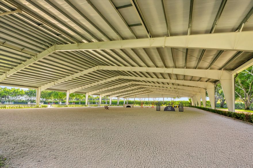 06 Stalls available at this equestrian facility for 2025/26 equestrian season. Up to 06 stalls are available with a tack room, feed room, and full bathroom.  250 x 165 Wordley & Martin outdoor arena. An Oversized Jumper Covered Arena. New bridle path around the property with top-quality footing. 6 horse walker, round pen, and irrigated paddocks. Located in the gated Grand Prix Farms at Equestrian Club gated community. An easy, less than 2-mile drive to Wellington International. This property has it all and will satisfy any equestrian enthusiast! $20,000 per stall includes the 6-month Seasonal Rent.