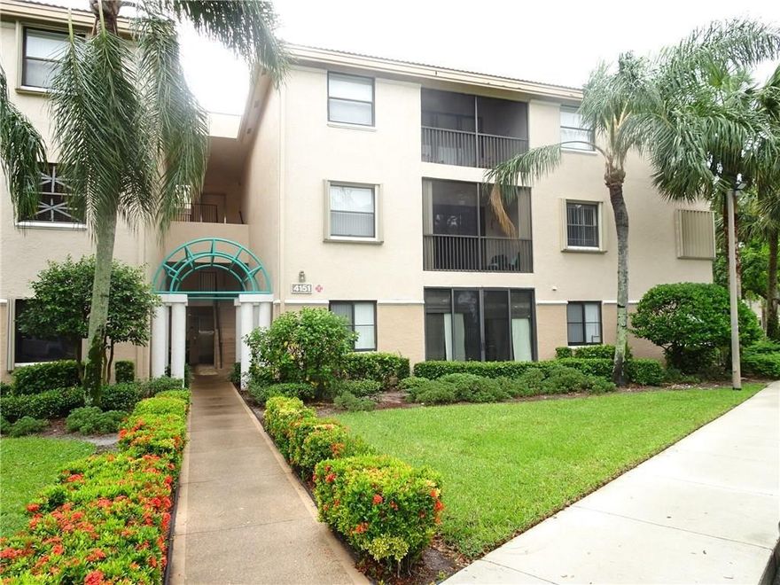 Very clean and spacious 2 bedroom condo unit. Private enclosed patio with hurricane impact doors and windows. Laundry room on patio with washer and dryer included. Home is in very well kept and is in good condition. Very nice township community with great amenities including multiple swimming pools, billiard tables, basketball and tennis courts, library, club houses etc. Close to highways, walking distance to bus routes and shopping.