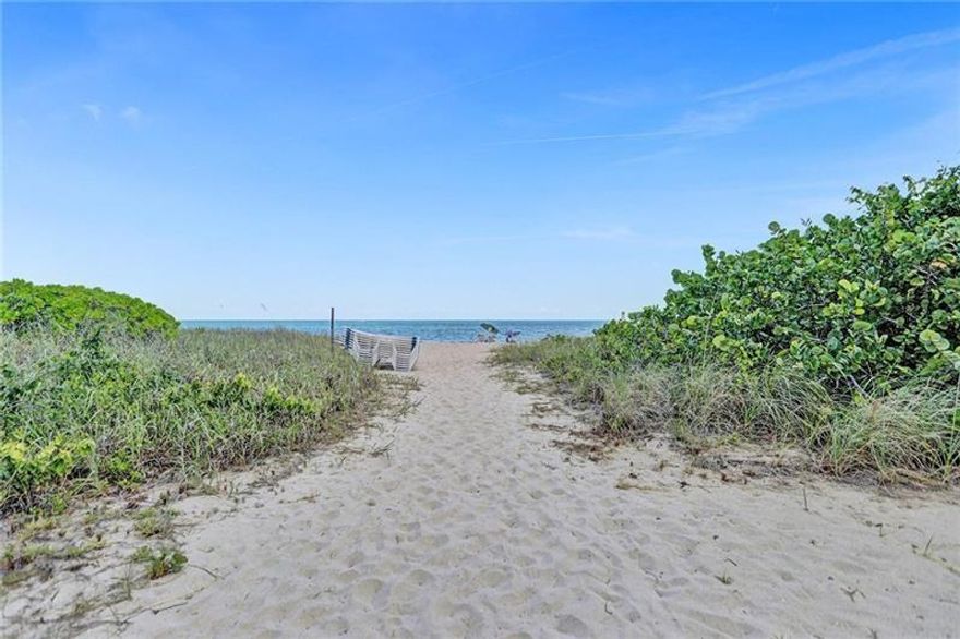 Florida Beachfront Living, let the ocean hit your feet and the sand be your seat at this renovated Condo located in the exclusive & boutique Sea Ranch Lakes walking distance to Lauderdale By The Sea, shops & restaurants. Over 1k sqft. 24x48" Porcelain Tile Floors, All new upgraded Custom Kitchen w/appliance package including washer/dryer, Hurricane Impact Windows. Custom Cabinets in Kitchen & Bathroom. Marble Tile Shower, all new plumbing & electrical fixtures, new upgraded appliance package w/washer & dryer. Tons of natural light with southern exposure. Walk Out Patio to Heated Pool, Covered Parking includes Cable TV, plenty of guest parking and EV Charging private secured entrance, amenities including fitness center overlooking the beach, , Suana, BBQ's,  Clubhouse, Updated Building