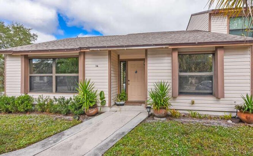 Welcome to this delightful 2-bedroom, 2-bathroom fully furnished villa in the charming Sherwood community! This end-unit, single level townhome sparkles with natural light and offers a wonderful blend of comfort and convenience. You'll love the modern stainless steel appliances and beautifully updated bathrooms that make daily life a breeze. The real showstopper? An amazing tropical fenced-in backyard complete with a barbecue grill - perfect for hosting friends or simply unwinding after a long day. Multiple storage sheds keep everything organized, while the carpet-free floors ensure easy maintenance. Pet lovers rejoice - one furry friend per unit is welcome! Located in central Jupiter with a six-month minimum lease.