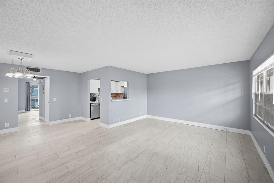 55+ Century Village Community. Beautiful White Cabinets, Brand New Ceramic Tile Floors, Quartz Countertops, Glass Tile Backsplash, Newer Central HVAC 2024 (No Wall Units). This 55+ Community offers a wide variety from a very active, to a quiet lifestyle and lots of conveniences. Century Village includes World Class Resort Style Amenities. Clubhouse has a Huge Gym, Theater, Pools, Ping Pong, Card Room, Tennis, Pickleball, Hot Tub, Library, Meeting Rooms, Party Room, Fitness Center, Billiard Room, Shows, Classes, Clubs, Crafts, Countless Events & so much more. Free Bus Service inside community & outside to the shops with various routes. Rent includes Basic Cable, Internet, Water, Sewer & Trash. Building has an Elevator, Common Laundry Room & a Storage Cubby. Welcome Home! Application, Rules and Regulations we well as Century Village Welcome Brochure are attached to the MLS. Submit Contract to Lease with RentSpree Report (link in MLS), 6 months of Banks Statements, Proof of Income, & Driver's license. First, Last & security & RENTAL INSURANCE REQUIRED to move in. HOA application is $150 per adult or couple, 700 Min Credit Score, could take up to 30 days for approval.  All information & measurements are approximate & believed to be accurate, Tenant & Tenant Agent responsible for verifying all info.