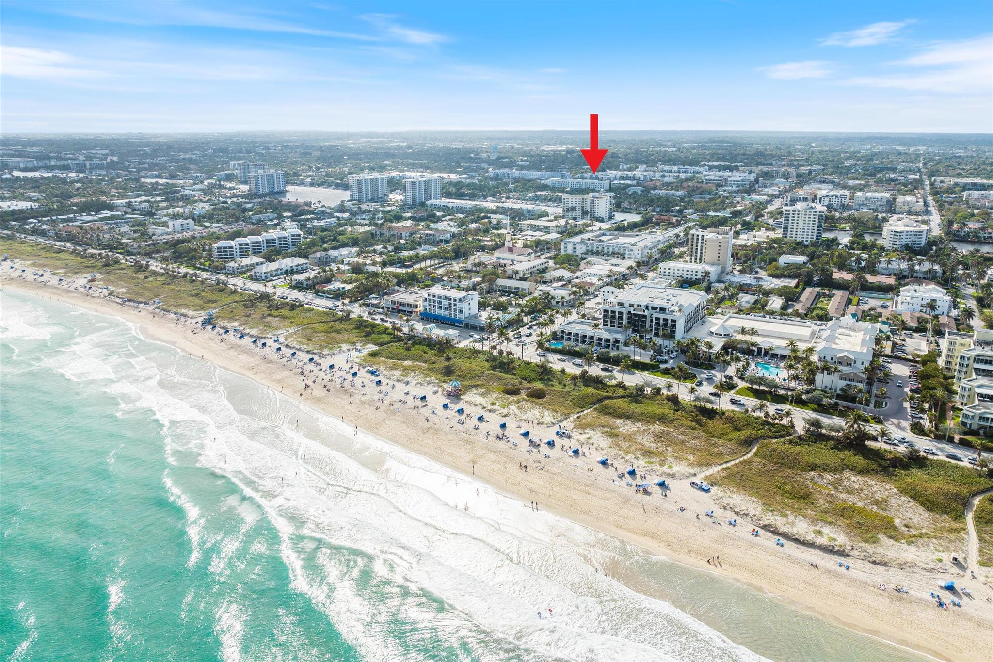 Step into luxury living at its finest with this rare gem in Bar Harbour Condominium, Delray Beach. Nestled just moments away from the sun-kissed shores of the Atlantic, and a stone's throw from the vibrant pulse of Atlantic Ave, this renovated one-bedroom condo epitomizes coastal elegance.Perched majestically on the 8th floor, each room of this immaculate abode offers a breathtaking panorama of the ocean. Impeccably maintained and ready for you to move right in, indulge in the seamless fusion of style and comfort.Inside, discover a spacious living room and dining area, perfect for entertaining guests or simply unwinding after a day of sun-soaked adventures. The gourmet kitchen boasts top-of-the-line appliances, sleek granite countertops, and the convenience of a washer and dryer