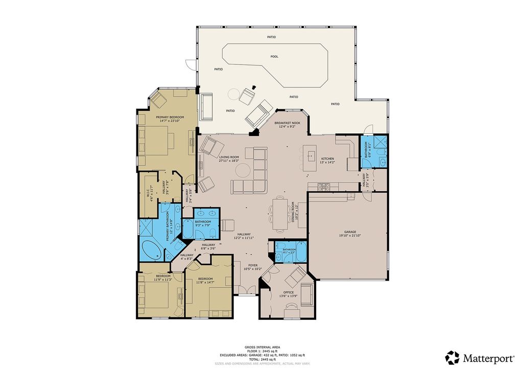 Photo of 271 Eagleton Estates Boulevard, Palm Beach Gardens, FL 33418 (MLS # R11156959)