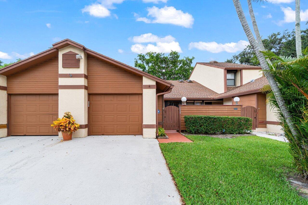 Very Clean 2 Bedroom, 2 Bath, with a Large Loft, this villa has a One Car Garage with Laundry inside desirable Timberline!! This lovely villa has eat-in kitchen with loads of cabinets, a pantry and a breakfast bar to the dining room. Tile Floors in the large living room and dining room. The master has a walk-in closet, a walk-in shower and an extra linen/storage closet in the bathroom. There is a large patio in the front of the unit and a covered patio in the back with French doors. The back patio has a lovely water view. The community is conveniently located near shopping and restaurants. All measurements are approximate.