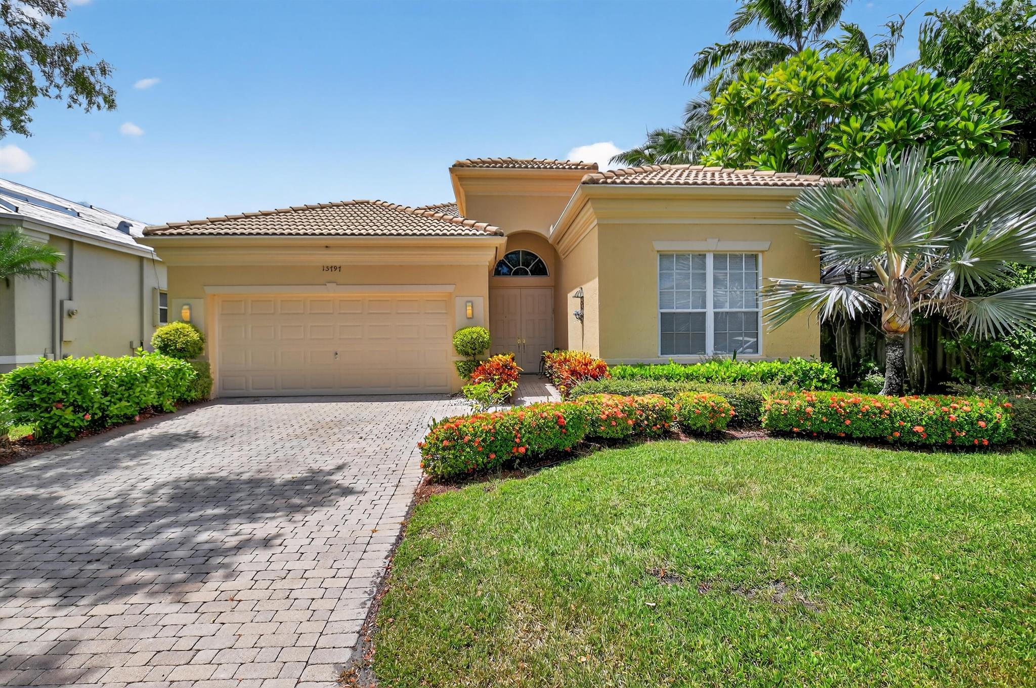Welcome to Vizcaya a premier 55+community in Delray Beach ,where this beautiful home sits on a sought after oversized lake lot. This spacious 3 bedroom 2.5 bath residence offers a wide-open floor plan filled with natural light. The white spacious kitchen with granite countertops and abundant cabinetry ,flowing seamlessly into living dining and family room, perfect for both everyday living and entertaining. The primary suite includes a luxurious bathroom and ample closet space. The additional bedrooms provide comfort for guests or a home office .Outside the oversized screen patio overlooks the sparkling lake creating a peaceful retreat.Residents of Vizcaya enjoy a resort-style clubhouse with theater, pool, tennis, pickleball, and social activities. All this in a guard gates community.