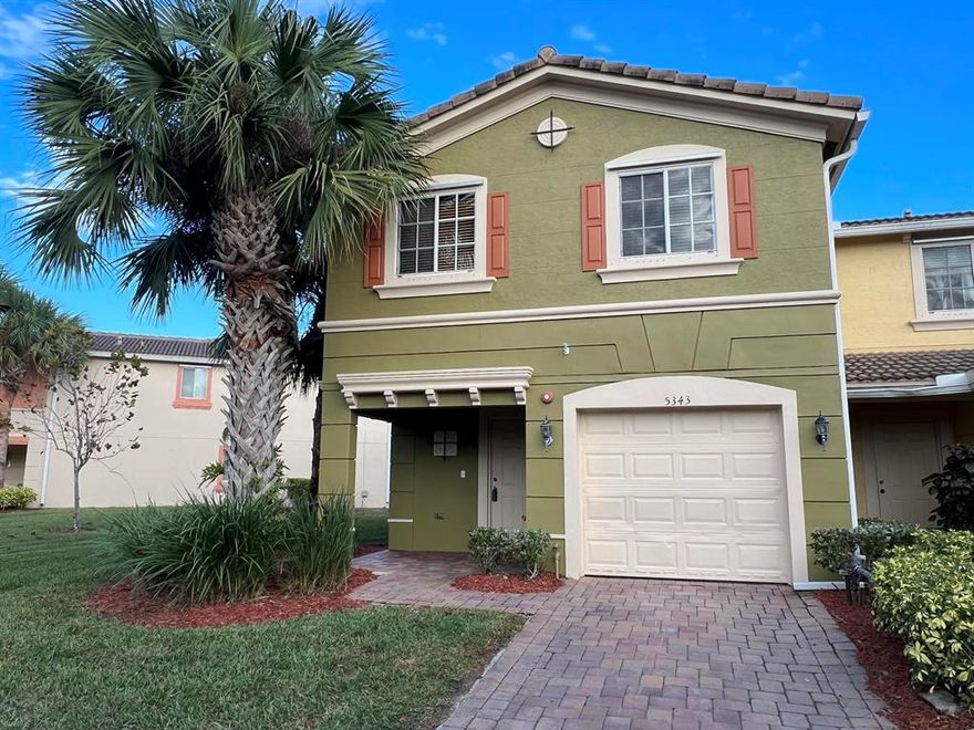 Gorgeous Centex built Chile model 3BR/2.5BA/1CG END UNIT. The Chile model is the largest built townhome in the desired Stuart community of Martin's Crossing. This sought after END UNIT has 1,868 A/C sq ft and is located in rear of the community with no traffic noise and extra parking. Across the unit is a Preserve. The lovely home is light & bright and features neutral flooring throughout 1st floor, 1/2 bath, eat in kitchen with granite counters, SS appliances, snack bar, large pantry, formal dining, family & living room. Upstairs features large master bedroom w/walk in closet and sitting room, master bath is complete w/shower and double vanity, large loft that would make a great office or play area. The AC has been replaced in 2019 and H2O, Washer and Dryer are 2021