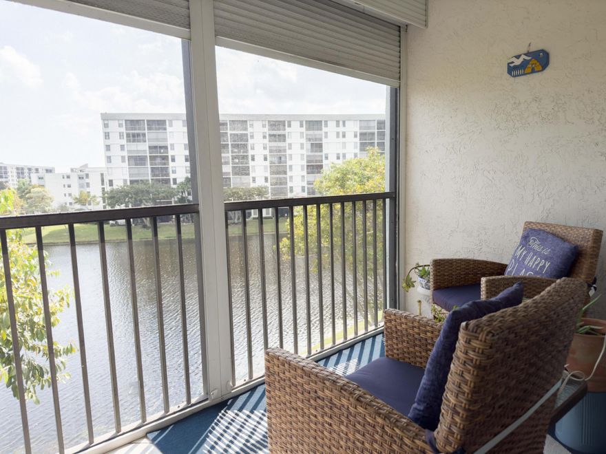 Beautiful lakeview condo for rent in desirable Cypress Bend! This move-in ready unit features an updated kitchen with granite countertops, white cabinetry, stainless steel appliances, tile floors, wood-look laminate flooring in bedrooms, and a spacious screened balcony overlooking the lake. Bright open living spaces, large closets, remodeled bathroom with walk-in shower, in-unit washer & dryer, LED lighting, accordion hurricane shutters, and 2023 A/C system provide comfort and peace of mind. Enjoy a peaceful community surrounded by nature while being conveniently located near shopping, dining, Topgolf, Harrah's Casino, and The Pomp. Cypress Bend is a pet-friendly, all-ages community offering heated pools, tennis & pickleball courts, clubhouse, gym, sauna, jogging and biking trails, playground, library, car wash station, and beautifully maintained landscaping with scenic lake walks. Excellent location with easy access to Publix, Walgreens, restaurants, and major highways.