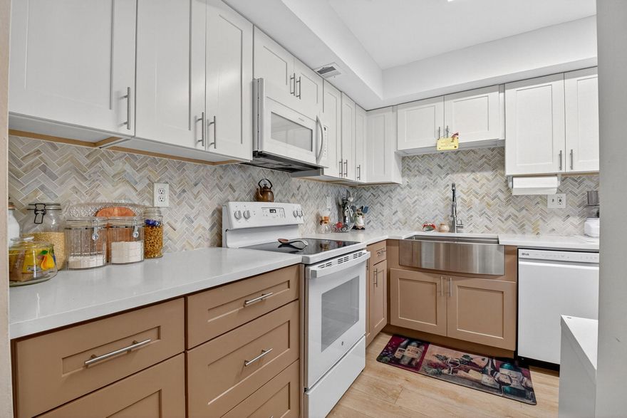 Beautifully renovated first floor condo featuring complete updates within the past two years. This move-in ready home includes new electrical and plumbing systems, new A/C and water heater, LG appliances, fully remodeled kitchen and bathrooms, and new flooring throughout. Located in the gated community of Lands of the President Condominiums with 24/7 security, community pool, and stunning golf course views. Conveniently close to beaches, shopping, and dining. Your perfect retreat in paradise awaits!