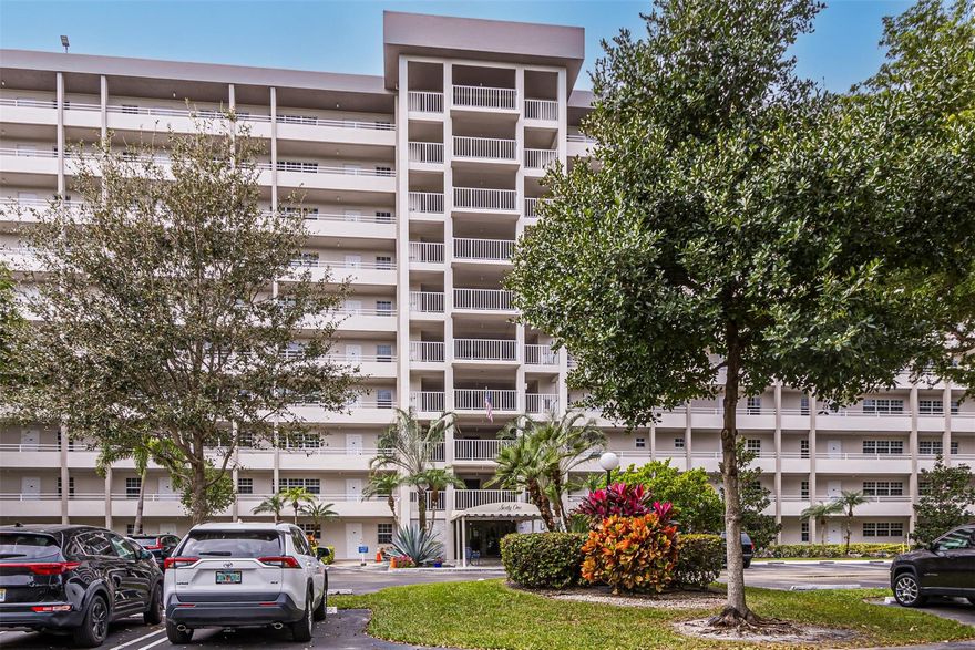 WELL SOUGHT AFTER NEIGHBOORHOOD IN PALM AIRE ON THE OAKS! FRESHLY PAINTED ALL THROUGH THE UNIT, HURRICANE IMPACT WINDOWS, HURRICANE SHUTTERS FOR THE SLIDING DOOR INSTALLED IN 2020 AND SUN-SHADES ON THE BALCONY. AMAZING GOLF COURSE & LUSH LANDSCAPING VIEWS WHILE YOU ARE RELAXING OR ENTERTAINING IN YOUR TILED BALCONY. THE UNIT OFFERS RECENTLY UPDATED KITCHEN WITH ALL STAILESS STEEL APPLIANCES FOR THE GORMET COOK IN THE FAMILY,TWO BEDROOMS WITH TWO BATHROOMS, WASHER/ DRYER IN THE UNIT AND ASSIGNED EXTRA STORAGE SPACE. AC AND HOT WATER HEATER WERE INSTALLED 2021. EASY ACCESS TO NEWLY PAVED BIKE/ WALKING PATH, MINUTES TO PUBLIX SUPERMARKET, COMMUNITY CENTER, CHILDREN'S PLAYGROUND & TENNIS COURTS. ONLY 15 MIN. DRIVE TO BEAUTIFUL POMPANO BEACH, CLOSE TO I95, TURNPIKE AND MANY POPULAR RESTAURANTS.
