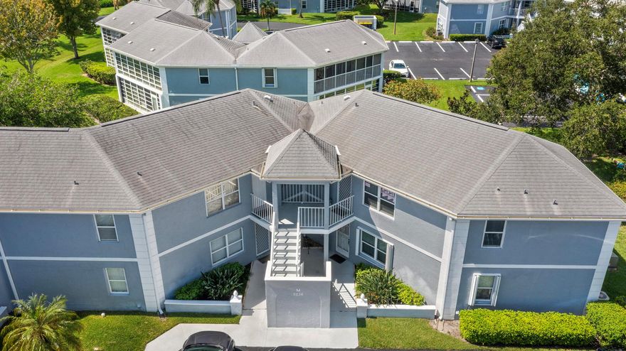 BEAUTIFULLY UPDATED 2-Bedroom Condo Designed for Relaxed Florida Living!This immaculate 1200 sq. ft,  2-bedroom, 2-bath home offers comfort, style and peace of mind with quality upgrades throughout. Each bedroom features its own private en-suite retreat with custom vanities, upgraded tile showers, and stylish lighting. The open kitchen offers modern cabinetry, gleaming granite countertops, a range of newer appliances, perfect for cooking or entertaining friends. Enjoy the comfort of FULL IMPACT-TINTED WINDOWS (2021), a screened security door, and cool, spotless tile floors throughout. Located in a friendly, all-ages, pet-welcoming community with a sparkling pool and tennis court, this move-in-ready condo blends modern upgrades with the easy, carefree lifestyle you've been dreaming of!
