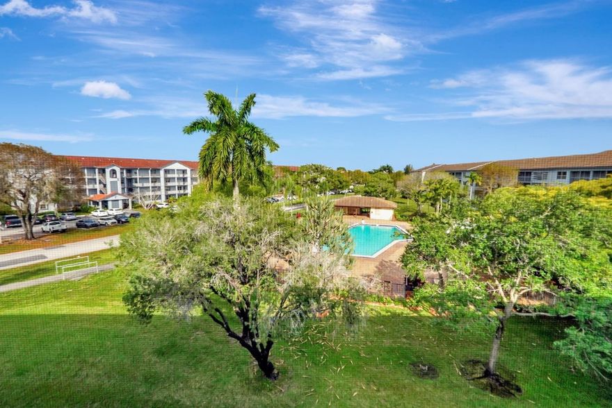 Beautifully upgraded Nandina Model – the largest 1 bed, 1.5 bath in Century Village, Pembroke Pines. This spacious unit offers a modern kitchen with Stainless steel appliances, upgraded cabinets, and Quartz countertops. Both bathrooms are tastefully remodeled, with tile floors throughout, impact windows all around, walk in closet and additional custom made storage in the bedroom, ceiling high-lights, and an in-unit washer/dryer. The bedroom faces the patio with peaceful pool and garden views. Conveniently located near the back gate with plenty of guest parking. Water, basic cable, and internet included. The community offers pools, tennis, clubhouse, theater, clubs, and activities. 650 minimum credit score. OK to rent