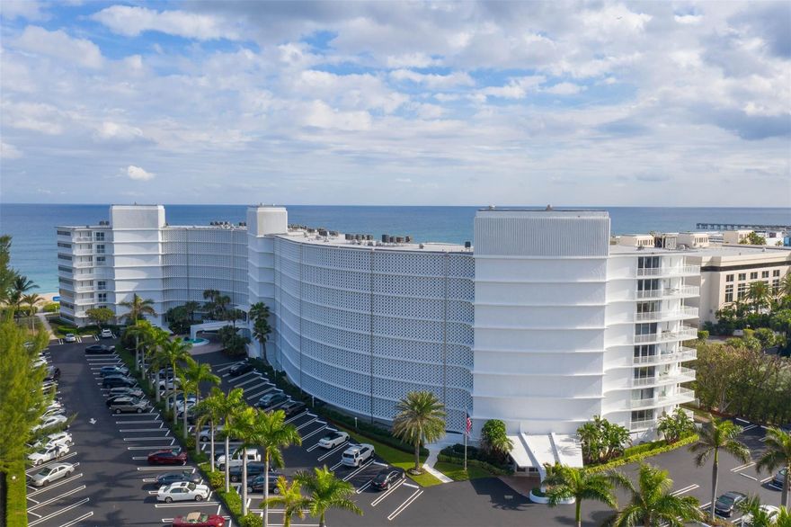 PRICE REDUCED!!LOCATION!! NEXT DOOR TO THE FOUR SEASONS PALM BEACH! DIRECT OCEAN & POOL VIEW!  PRIVATE BEACH ACCESS! RARELY AVAILABLE SUN FILLED CORNER UNIT! EXPANSIVE LANAI! AMBASSADOR II RECIEVES GOLD STAR RATING IN MILESTONE REPORT!  Designed by Palm Beach architect Gene Lawrence in his ingenious "S" shaped masterpiece capturing ocean and intracoastal views. Swim in the heated salt pool, walk on the beach or embrace a sunrise from every room while entertaining on your 600 sq ft Lanai terrace. LUXURY OCEAN FRONT 2BR, 2BA move in ready. PRISTINE FULL-SERVICE BUILDING, meticulously maintained, amenities: fitness center, pool, barbecue area, new beach cabanas, library, additional storage, FULL TIME PROPERTY MANAGER and a 24 hr door person. Near golf courses, Worth Avenue and more. MAINTENANCE PAYMENTS INCLUDE OWNER'S REAL ESTATE TAXES AND ARE PAID QUARTERLY. Quarterly breakdown, A1 Maint. $5642.24, C1 Reserve Asst. $692.21, C2 RE TAX $789.57, C9 Basic Ass. $225, P,P $2.20. (Total $7,355.00 quarterly) AMBASSADOR II MILESTONE REPORT GOLD STAR RATED STRUCTURALLY SOUND!  FIRST BUILDING IN PALM BEACH TO RECEIVE THIS EXCEPTIONAL RATING!