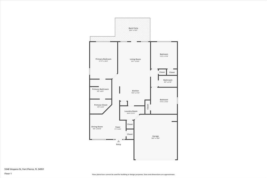 Photo of 5348 Vespera Street, Fort Pierce, FL 34951 (MLS # R11145580)