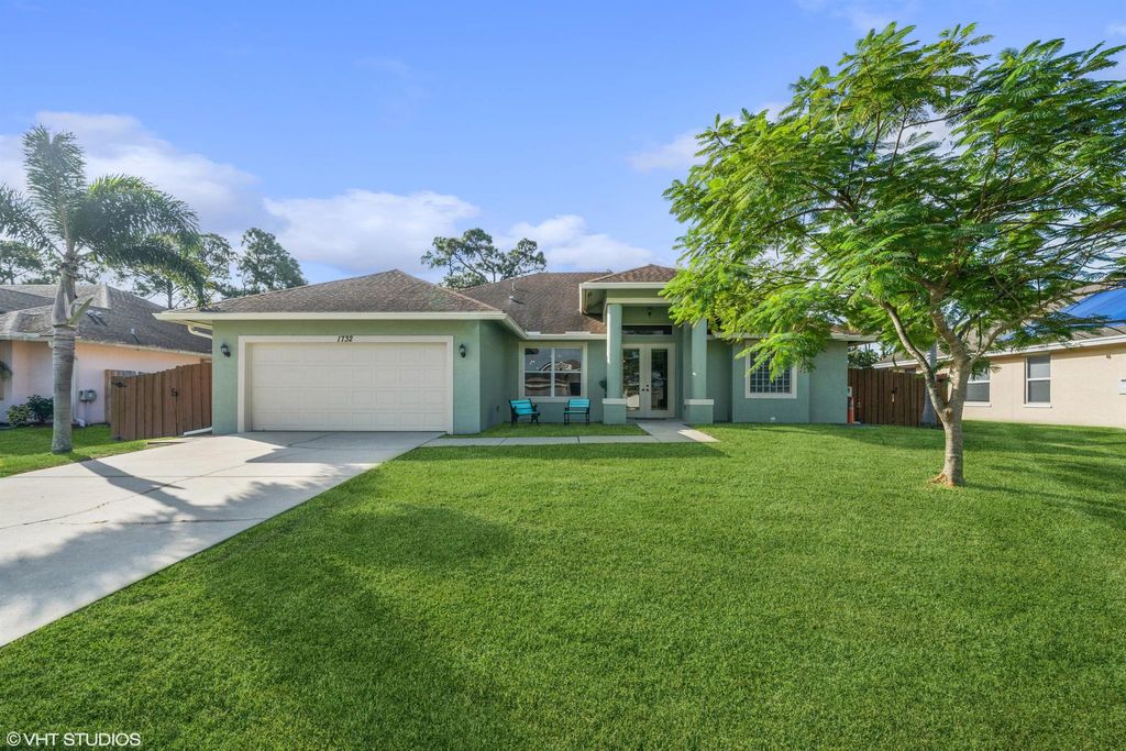 Photo of 1732 SW Effland Avenue, Port St Lucie, FL 34953 (MLS # R10932160)