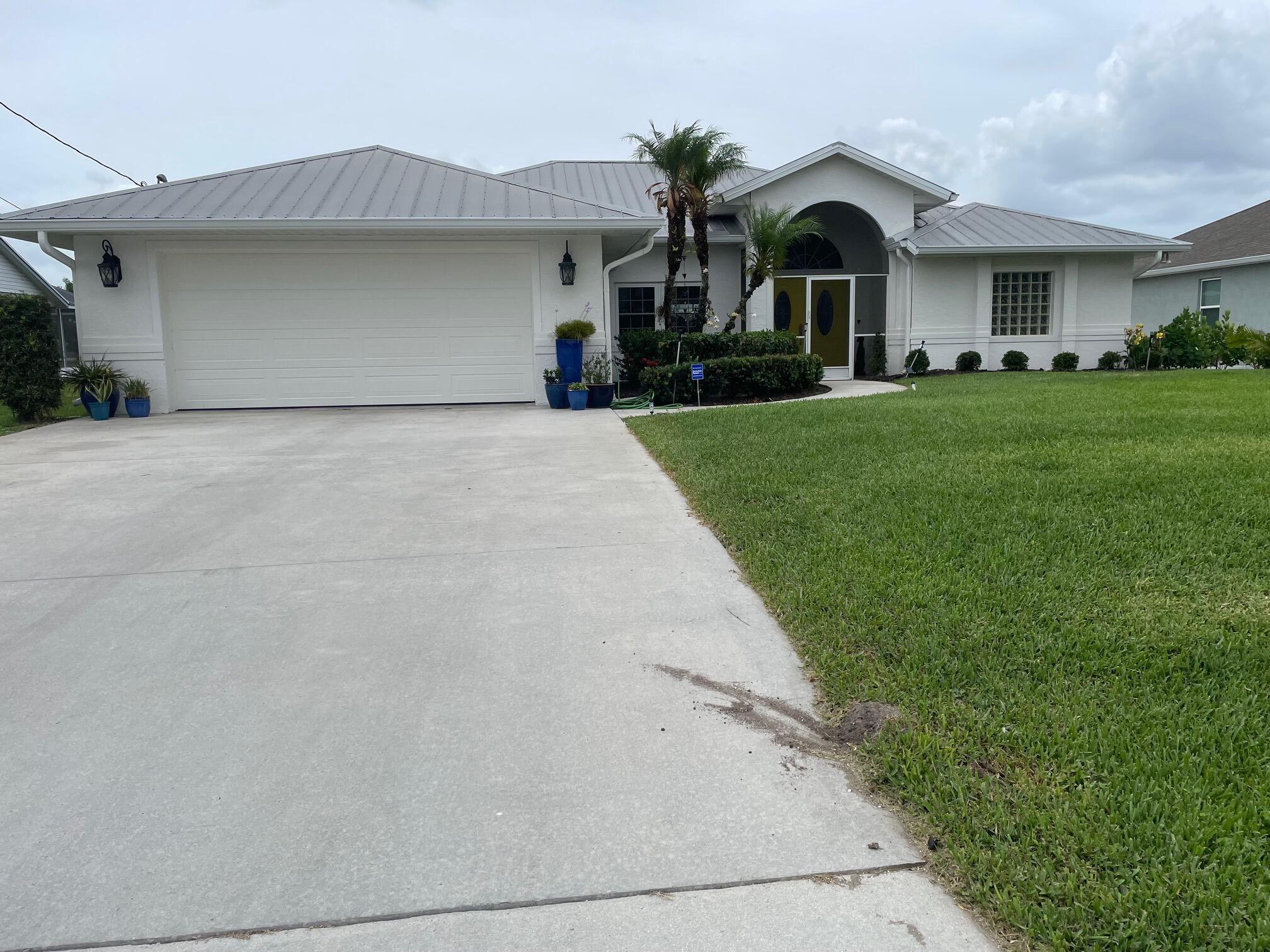 24 hr notice, please. Appointment only, combo lockbox, Owner occupied Minutes away from Crosstown and I-95 exit. Pets on premises. Just a few miles from Hospitals, restaurants and shopping. Five miles from Tradition. Not to mention Clover Park for all our baseball fans!!House is hurricane ready. Impact windows, Metal roof, rolldown panels off lanai, pool pump, 6 months old. rated storm garage door for the storm. Also, a tankless water heater, landscaping throughout the entire property. Come make this paradise your paradise. Did I mention the neighbors - they are all great! Newer appliances in kitchen. Tankless water heater 11/2 years ago. Also had electrical box changed about a year as well as plumbing connections in entire house all about the same time. Invisible fence for Diggity!