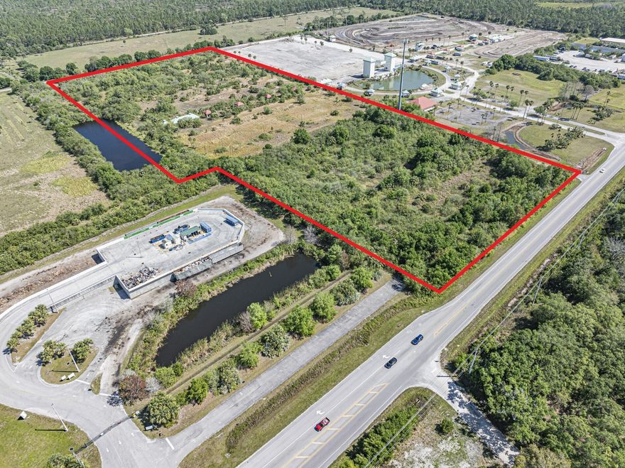 Spectacular Location 18.91 Acres. POSSIBLE OWNER FINANCING! Industrial parcel comprised of 4 parcels. Excellent potential for Industrial Park, Storage Facility or Manufacturing Complex. 4 inch well, electric & city water is on the property. Over 13 acres of the property has approximately $300,000 of fill on it. Bathrooms & shower facilities, ticket booth, 2 large drain fields ( approx. 5,000 sq ft each ). Sewer service available at CR 512. 4 entrances to the property 3 from Cr 512 and one possibly from 97th St. Embrace the power of land. Don't sit on cash, sit on land.