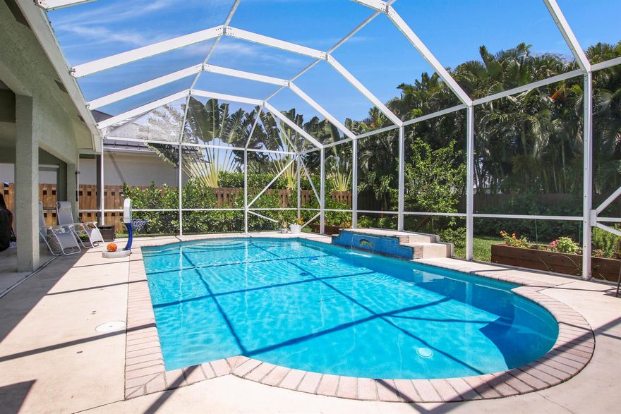 Welcome to Cypress Ridge in Tequesta, FL.  This home is offered FULLY FURNISHED / TURNKEY.  This is a 3 bedroom pool home located close to shopping, restaurants, marinas, entertainment, and our pristine Jupiter area beaches!The home offers 3 bedrooms, 2 bathrooms and an office which can also function as a bedroom as it has a Murphy Bed.  Enjoy time outside on the covered and screened lanai which overlooks the pool and large, fenced yard.  Well mannered pets will be considered on a case by case basis with a non-refundable fee.  This is a great opportunity for someone vacationing to the area or for someone who needs temporary housing during a home renovation.