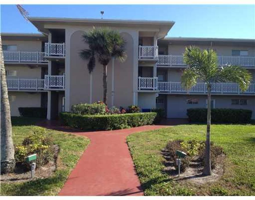 First floor corner convertible model and your parking spot is right out your front door!  Condo is being sold partially furnished.  A/C compressor is only 6 years old, new shower, new sink and faucet in the kitchen.  All tile floors, no carpeting, huge screened patio.