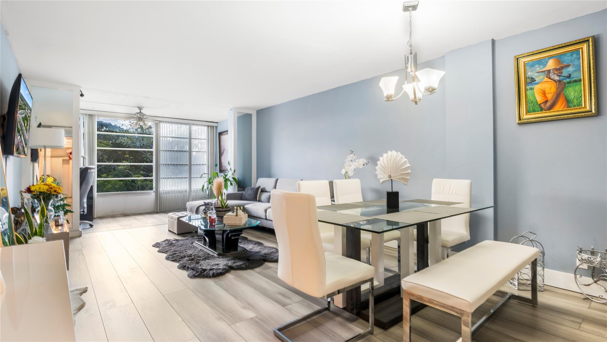 This beautifully remodeled 1 bed, 1.5 bath condo is the perfect blend of style and convenience. Featuring new flooring, a sleek kitchen with stainless steel appliances, and one of the few layouts with an extra half bath for added ease, this unit truly stands out. Enjoy the view overlooking the park and pool, and take advantage of the spacious walk-in closet with custom built-ins. The condo also comes with a locker and it's located near the elevator for easy access. Residents enjoy a range of fantastic amenities, making this a comfortable and practical place to call home.