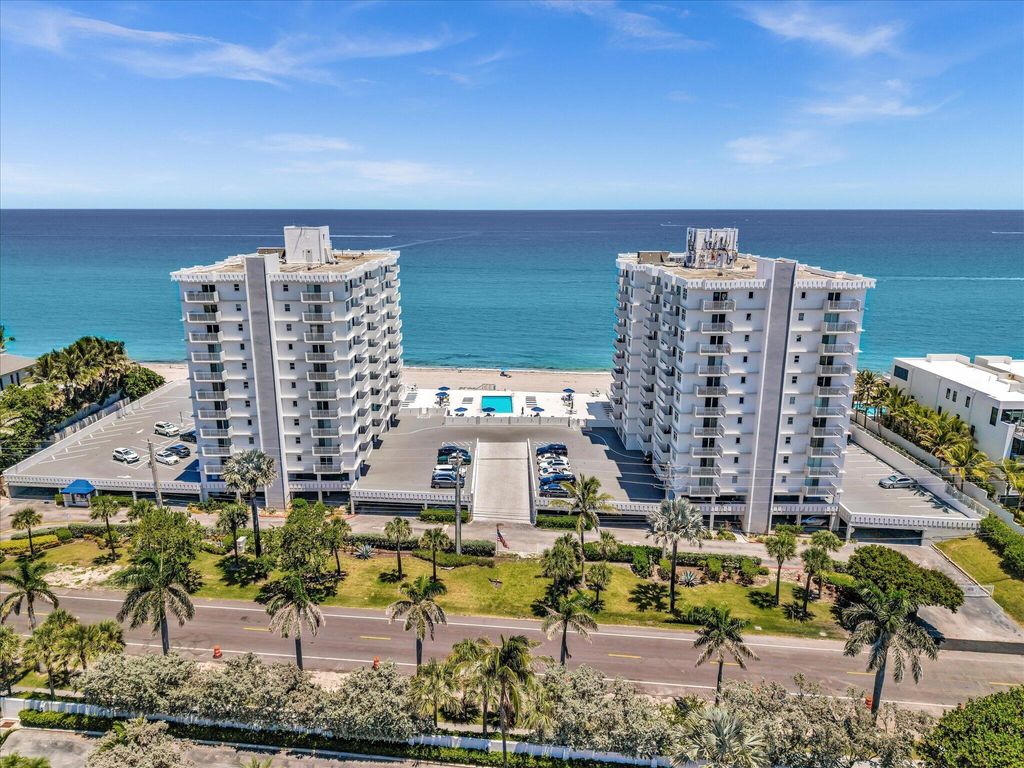 Photo of 4505 S Ocean Boulevard #605, Highland Beach, FL 33487 (MLS # R11060750)