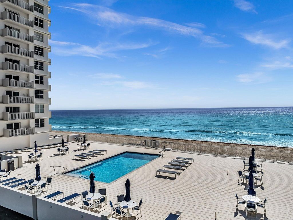Photo of 4505 S Ocean Boulevard #605, Highland Beach, FL 33487 (MLS # R11060750)
