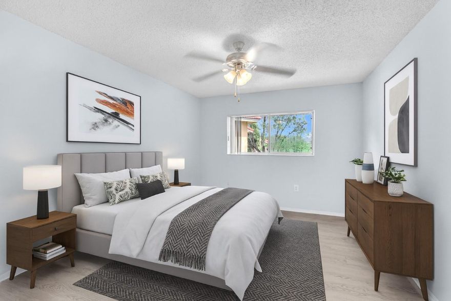 Welcome home to a garden-style apartment in a gated, pet-friendly community. Inside, enjoy modern kitchens and inviting living spaces; outside, relax by the sparkling pool, stay active in the fitness center, or gather at the clubhouse and BBQ area. Convenient location allows for easy access to several major highways. Rapid approval available!