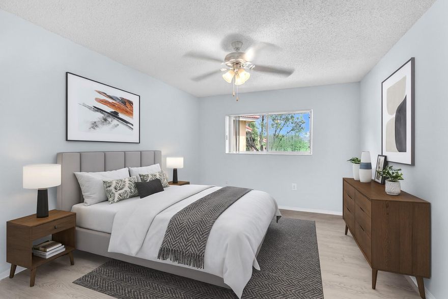 Welcome home to a garden-style apartment in a gated, pet-friendly community. Inside, enjoy modern kitchens and inviting living spaces; outside, relax by the sparkling pool, stay active in the fitness center, or gather at the clubhouse and BBQ area. Convenient location allows for easy access to several major highways. Rapid approval available!