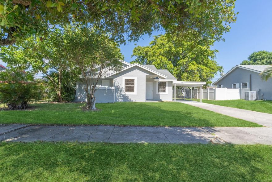 Located in a private cul-de-sac enclave, directly across from a scenic pond, you'll find this charming and completely renovated 4 bedroom, 2 bathroom house that's ready for your family to call HOME. Conveniently laid out with a split and open floor plan, you'll be enamored by the brand new chef's kitchen, new floors, fresh paint, and brand new bathrooms. The spacious backyard is fenced in for your enjoyment and privacy. This won't last long. Professionally managed.