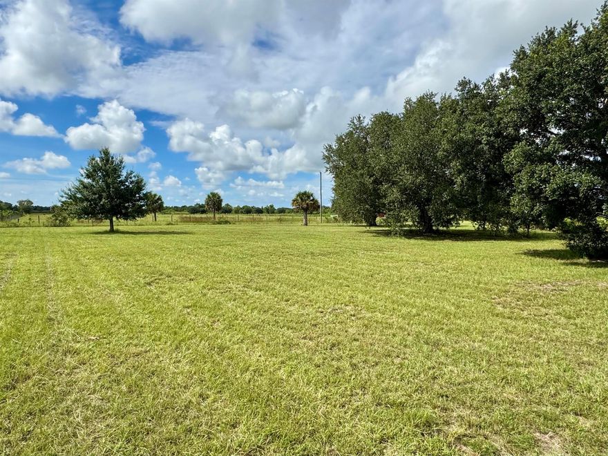Viking/Prairie  2.5-acre parcel . This lot offers a great opportunity for a homesite, manufactured home placement, or recreational use. With no HOA and plenty of open space, it's ideal for agricultural activities, livestock, or outdoor projects. Conveniently situated with access to main roads and a short drive from local amenities in Okeechobee. Although the property lies within Flood Zone A, it is reported to be high and dry based on its current condition. measurements are approximate.
