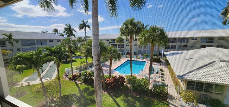Great opportunity in Lighthouse Point Gardens North. A well-maintained community east of US-1 and just minutes to the beach. Spacious 3rd floor penthouse, 1 bedroom, 1.5 bath features a comfortable layout with a beautiful landscaping view of the pool area. This unit is already Upgraded, Turn-Key-Furnished and ready to move into!  Enjoy the heated pool, putting green, shuffleboard courts. clubhouse and BBQ area! Excellent location close to Grocery Stores, Restaurants, Shopping and Beaches. (55+, No pets, No Renting) Owners are in the process of funding the reserve account. Payments are as scheduled:  2024, 2025, and 2026 have been paid by seller.4 Years remaining: 2027  $1,422.00  -  2028  $1,258.00  - 2029  $974.00  - 2030  $974.00