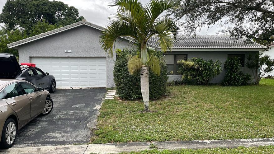 HANDYMAN SPECIAL OPPORTUNITY - AS-IS / CASH PREFERRED. This is a value-add single-family investment opportunity located in an established Coral Springs neighborhood. Functional 3/2 layout on a sizable lot, located in family oriented neighborhood. The property requires renovation and is being marketed strictly as-is, making it ideal for a cash buyer, rehabber, or buy-and-hold investor seeking upside through improvements.No HOA restrictions (buyer to verify)Renovated comparable homes in the immediate area support strong resale potential, while long-term rental demand in ZIP 33065 remains solid.