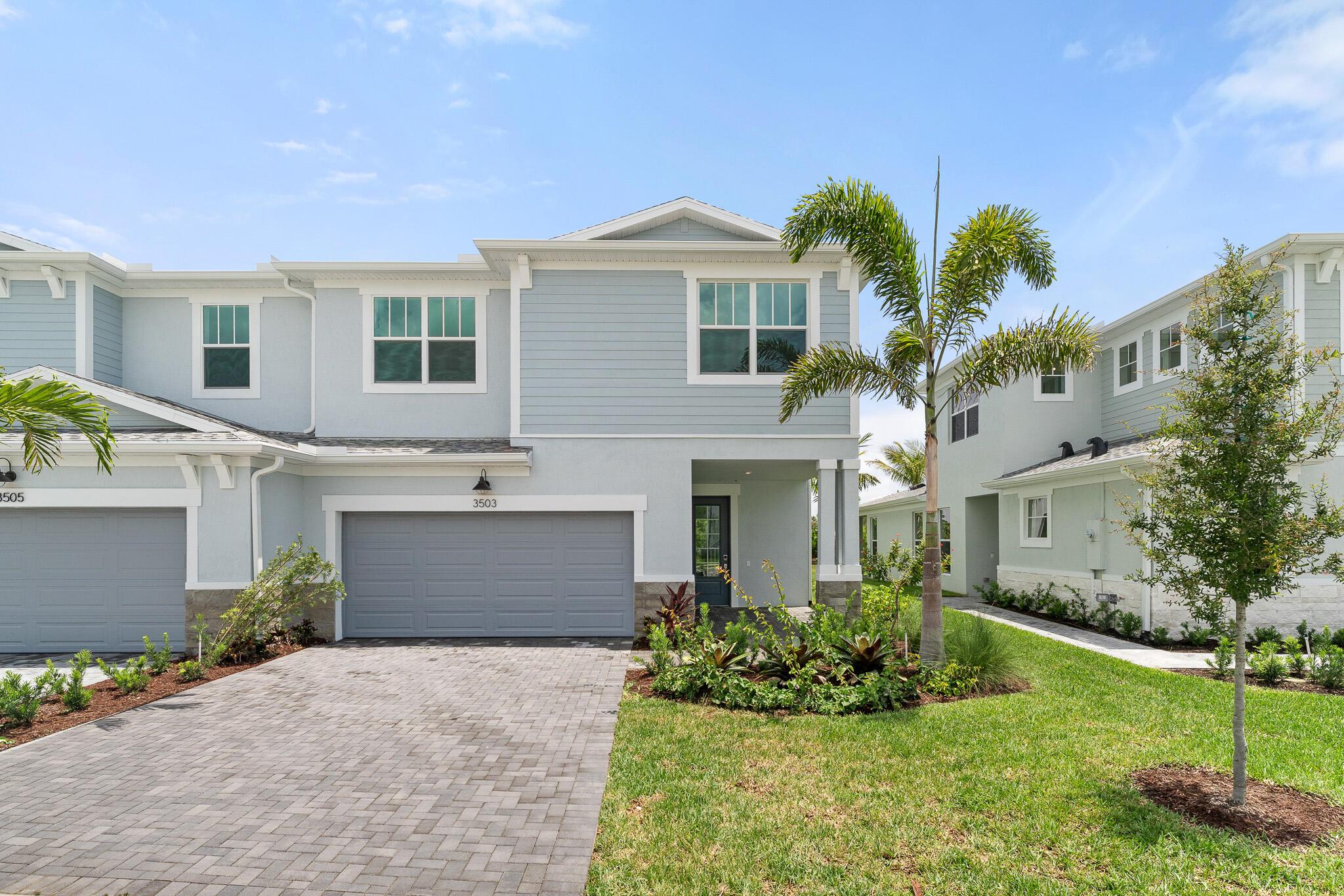 Open the doors of the Oceana into a luxurious, two-story foyer and welcome into your new home. You are first greeted by an oversized kitchen with a larger corner pantry and colossal island suitable for 5. With triple windows in the great room and a patio door leading to the lanai, you are enveloped by the natural light that enters through this home. Head upstairs to a spacious and convenient loft/retreat. In the rear you will find a generously sized owner's suite and bathroom with double vanities, a walk in shower and an unbelievably large walk-in closet. Find on the opposite side of the house the secondary bedrooms and an adjoining full bath perfect for children or guests.
