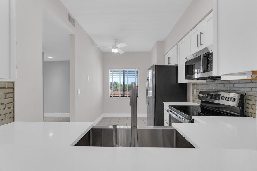 Penthouse unit, tall ceilings, completely remodeled.