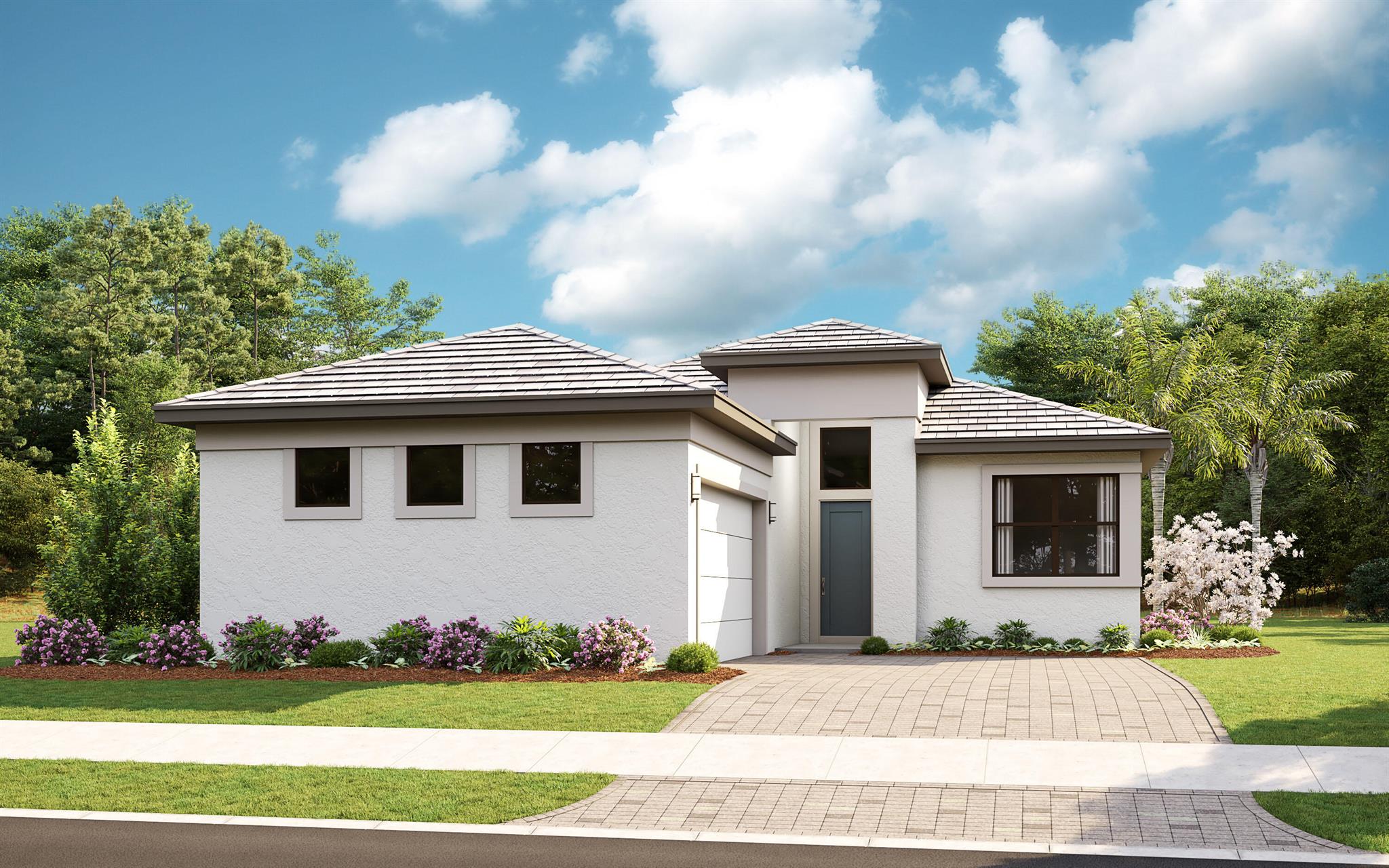 **NEW CONSTRUCTION** Model photos used for reference. Home will be available July 2025. Welcome to the Lila floorplan, a stunning waterfront residence crafted by Kolter Homes in Westlake's exclusive gated 55+ community. This thoughtfully designed layout offers three bedrooms, three full bathrooms, a spacious study, and a three-car garage, blending sophistication with everyday functionality. The heart of the home features a chef's kitchen equipped for gas cooking, second-tier upper cabinetry for elevated style, and a striking 3-inch thick quartz island perfect for entertaining or casual meals. The Owner's Suite boasts a deluxe extended shower for spa-like relaxation, while under-cabinet LED lighting and spray foam insulation enhance both ambiance and energy efficiency.