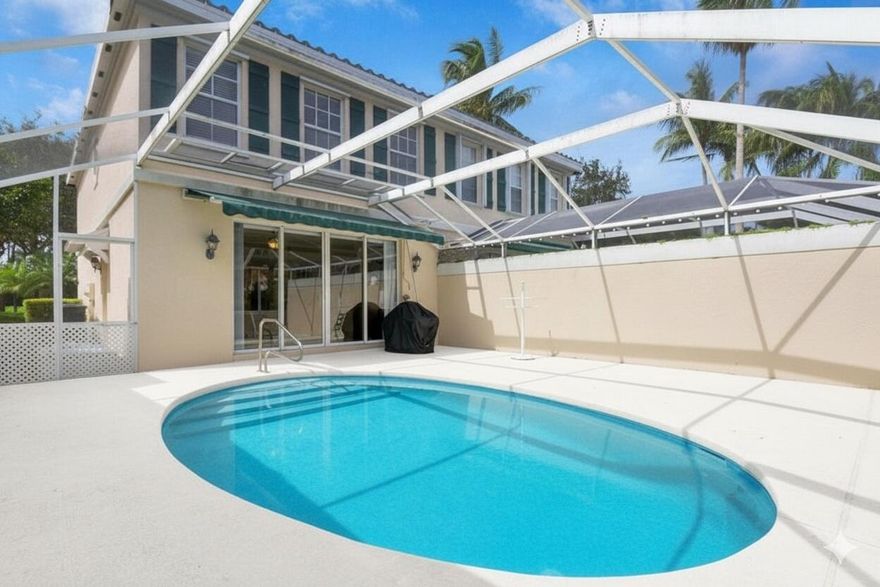 Newer Carpet,New washer,New dishwasher New refrigerator and a PRIVATE POOL! This Signature series DiVosta-built townhome is a dream come true! Stunning Lake Views: Enjoy breathtaking sunrise views from the living room, primary bedroom, and your personal screened POOL patio! Well-maintained home featuring upgraded flooring,paint and plenty of natural light. Spacious Layout: 3 bedrooms, 2.5 bathrooms, 1-car garage, and a laundry room with lots of storage. Central vac .Pool and Outdoor Living: CABLE and POOL maintenance included in rent amount . Screened pool patio perfect for BBQs or relaxing while taking in the lake views and sunrise. Community Amenities include a community pool,clubhouse, tennis courts, and pickleball facilities. Small pet allowed at a additional fee of 75.00 per month . https://apply.link/NKJsay0
