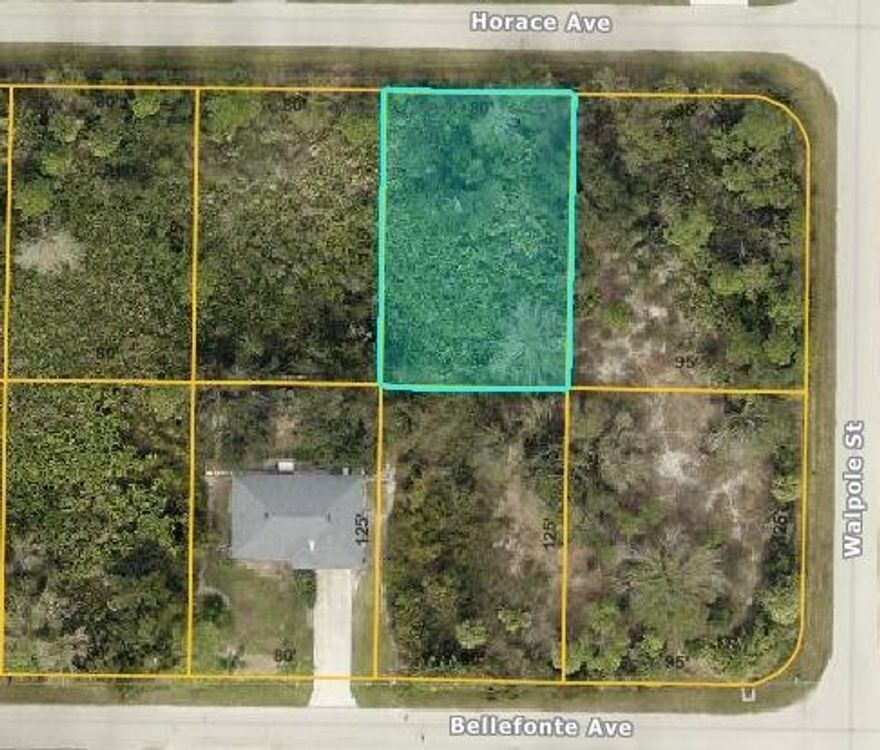 This spacious lot located on Horace Ave in the desirable North Port, FL offers an excellent opportunity for future development or building your dream home. Situated in a quiet, residential area, this lot provides easy access to local amenities, schools, parks, and major roadways, making it ideal for both investors and homeowners alike. The property boasts a prime location within North Port, a rapidly growing community known for its family-friendly atmosphere and attractive surroundings. With ample space for construction, this lot offers a blank canvas for those looking to invest in a vibrant and expanding area of Southwest Florida. Don't miss out on this exceptional opportunity!