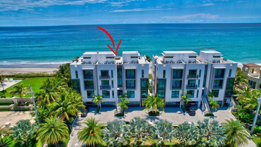 This chic home sets the scene for relaxed, luxury living in very desirable Highland Beach. The superb interiors include an open spacious floorplan ,private elevator , private plunge pool and  jaw dropping rooftop terrace . 3621 South Ocean boasts 200 feet of pristine beach frontage ideally located between Palm Beach and Boca Raton. Huge Master Bedroom suite features sitting room, X-LARGE walk in closet and stunning spa -like bathroom .